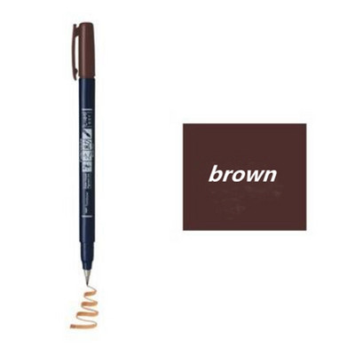 Japan Tombow Fudenosuke Kist Olovka za pisanje Kaligrafsko pisanje Olovke za crtanje Umjetnički marker za izradu karata za bilježenje