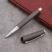 2022 Luksuzna kvaliteta 406 metalna roler olovka matirano siva dopisnica Uredski školski pribor Tinta olovka Novo