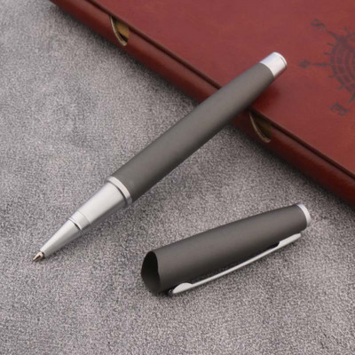 2022 Luksuzna kvaliteta 406 metalna roler olovka matirano siva dopisnica Uredski školski pribor Tinta olovka Novo