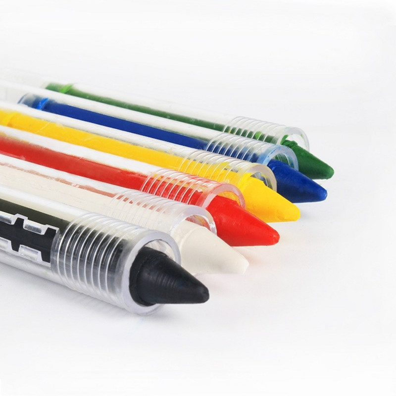 6 vnt. Spalvinga kūno veido makiažo piešimo rašiklis Vaikams „pasidaryk pats“ akvarelinis rašiklis Helovino vakarėlis „pasidaryk pats“ piešimo pieštukas vaikams Menas