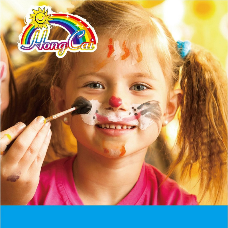 6 vnt. Spalvinga kūno veido makiažo piešimo rašiklis Vaikams „pasidaryk pats“ akvarelinis rašiklis Helovino vakarėlis „pasidaryk pats“ piešimo pieštukas vaikams Menas