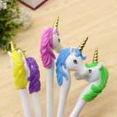 1 kom Novel Unicorn Kemijska olovka s plavim punjenjem za pisanje 1,0 mm Kawaii pribor Caneta Uredski školski pribor Rasprodaja