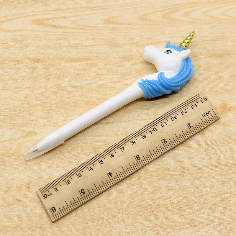 1 kom Novel Unicorn Kemijska olovka s plavim punjenjem za pisanje 1,0 mm Kawaii pribor Caneta Uredski školski pribor Rasprodaja