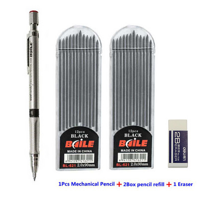 Komplet mehaničkih olovaka 2,0 mm Kawaii automatske olovke za pisanje, dječji dar za djevojčice, pribor za ispite u školi, slatka tiskanica