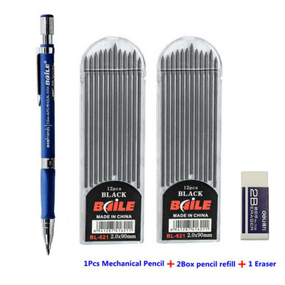 Komplet mehaničkih olovaka 2,0 mm Kawaii automatske olovke za pisanje, dječji dar za djevojčice, pribor za ispite u školi, slatka tiskanica