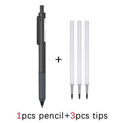 Jauns mūžīgais mehāniskais zīmulis HB nomaināms uzgalis Neierobežots rakstīšanas tinti bez tinti Mākslas skiču krāsošanas rīki Biroja skolas kancelejas preces