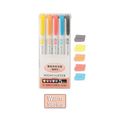 5/10 Krāsas Divgalvu marķieri Pildspalvas mākslas marķieri Kawaii japāņu mīksto krāsu fluorescējošās pildspalvas Skolas un biroja kancelejas preces