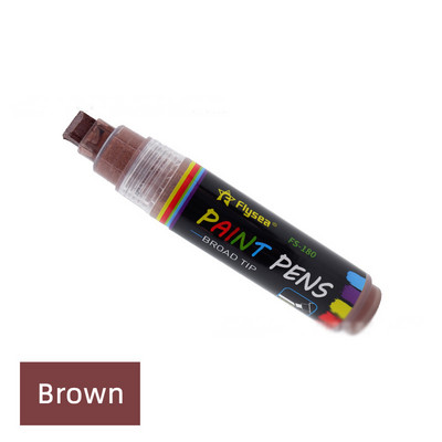 1 vnt. 10 mm metalinis dažų žymeklis, skirtas keramikiniam akmeniniam stiklui, porcelianiniam puodeliui, mediniam audiniui, „pasidaryk pats“ grafiti tapybos žymekliui meno reikmenų rinkinys