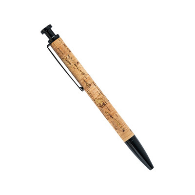 Sissetõmmatav puidust pastapliiats, must tint, kirjutage sujuvalt äriallkirjastamiseks mõeldud pliiats