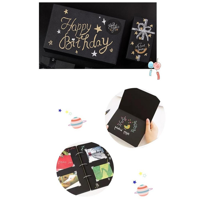 10 бр./Партида Метална микрона химикалка Детайлна маркировка Цветен метален маркер за албум Черна хартия Рисуване Училищни художествени принадлежности A6924