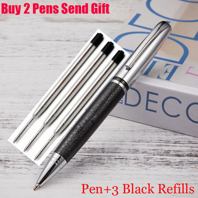 Vruća prodaja, najkvalitetnija PU kožna poslovna metalna kemijska olovka, olovka za pisanje, olovka za učenike, kupite 2 olovke, pošaljite poklon