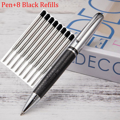 Vruća prodaja, najkvalitetnija PU kožna poslovna metalna kemijska olovka, olovka za pisanje, olovka za učenike, kupite 2 olovke, pošaljite poklon