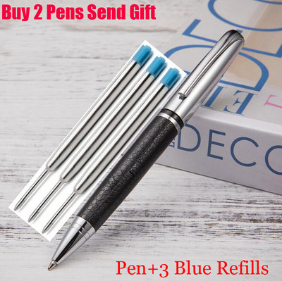Vruća prodaja, najkvalitetnija PU kožna poslovna metalna kemijska olovka, olovka za pisanje, olovka za učenike, kupite 2 olovke, pošaljite poklon