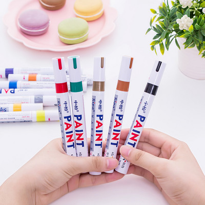 Маркер LifeMaster Sipa Paint 3 mm 12 налични цвята златен/сребърен/розов/бял знак върху всичко