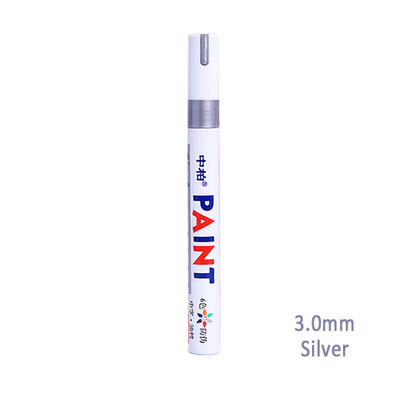 LifeMaster Sipa värvimarker 3mm 12 värvi saadaval Kuld/hõbe/roosa/valge märk kõigel