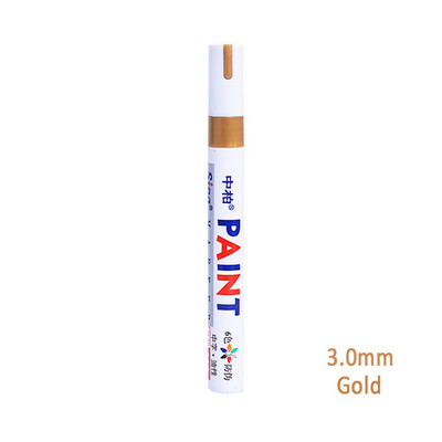 LifeMaster Sipa värvimarker 3mm 12 värvi saadaval Kuld/hõbe/roosa/valge märk kõigel