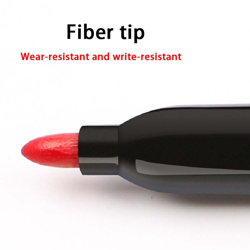 6 τεμάχια/Σετ Μόνιμη γραφική πένα Fine Point Αδιάβροχο μελάνι Thin Nib Crude Nib Μαύρο Μπλε Κόκκινο Μελάνι 1,5 χιλιοστών λεπτόχρωμο μαρκαδόρο