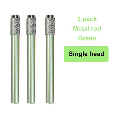 Set de extensii pentru creion cu un singur/dublu capăt, culoare, cărbune, desen, tijă de extensie pentru creion, metal/lemn, extensie de creion pentru studenți de artă