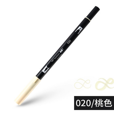1бр Japan TOMBOW ABT108 Colors Double Tips Art Brush Pen Marker Profession Twin Tip Water Markers Рисуване Училищни пособия