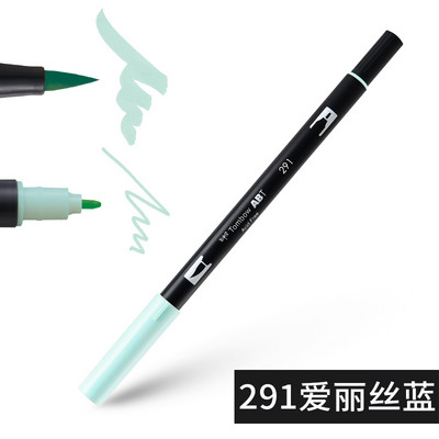 1бр Japan TOMBOW ABT108 Colors Double Tips Art Brush Pen Marker Profession Twin Tip Water Markers Рисуване Училищни пособия