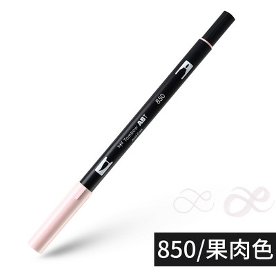 1бр Japan TOMBOW ABT108 Colors Double Tips Art Brush Pen Marker Profession Twin Tip Water Markers Рисуване Училищни пособия
