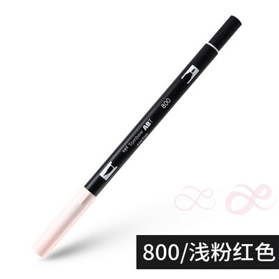 1бр Japan TOMBOW ABT108 Colors Double Tips Art Brush Pen Marker Profession Twin Tip Water Markers Рисуване Училищни пособия