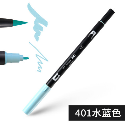 1бр Japan TOMBOW ABT108 Colors Double Tips Art Brush Pen Marker Profession Twin Tip Water Markers Рисуване Училищни пособия