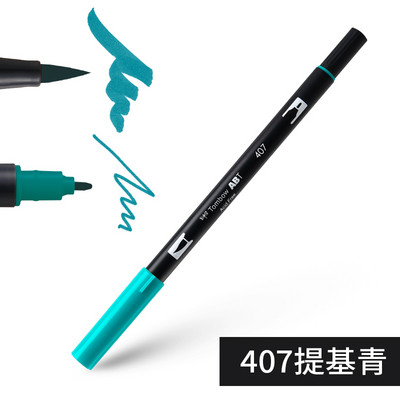 1бр Japan TOMBOW ABT108 Colors Double Tips Art Brush Pen Marker Profession Twin Tip Water Markers Рисуване Училищни пособия
