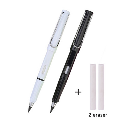 Juoda technologija Nereikia galandinti pieštuko be rašalo Studentas amžinai teigiamai laikysena rašantis pieštukas apdaila tapyba raštinės reikmenys 2vnt