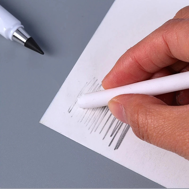 Juoda technologija Nereikia galandinti pieštuko be rašalo Studentas amžinai teigiamai laikysena rašantis pieštukas apdaila tapyba raštinės reikmenys 2vnt