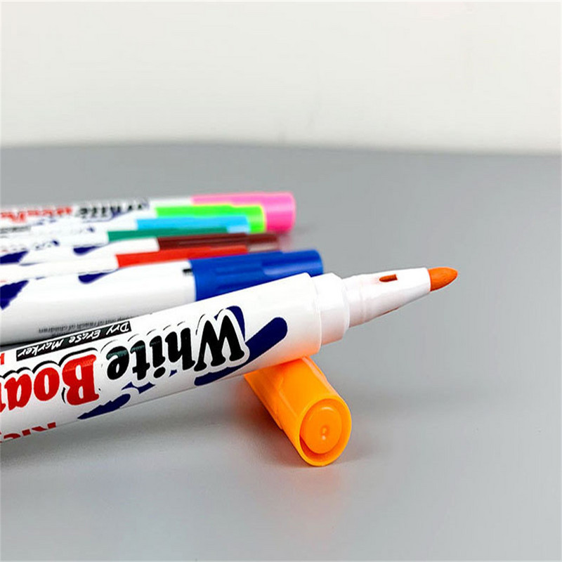 8/12 boja Čarobna olovka za bijelu ploču za slikanje vodom Pvc netoksična olovka za oznaku u boji koja se može izbrisati Olovka za ploču za suho brisanje na bazi vode
