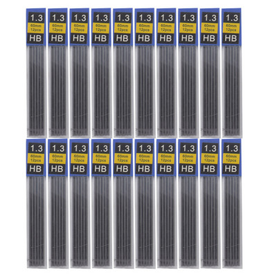 Mechaninis pieštuko švinas 0,3 0,5 0,7 0,9 1,3 2,0 Hb 2B 12 spalvų papildymas plastikiniam metalo presui Automatinis pieštukas, skirtas rašyti tapybai