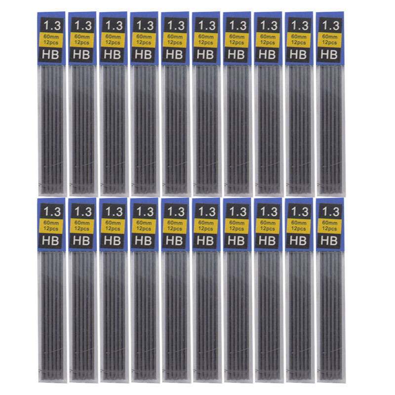 Mechaninis pieštuko švinas 0,3 0,5 0,7 0,9 1,3 2,0 Hb 2B 12 spalvų papildymas plastikiniam metalo presui Automatinis pieštukas, skirtas rašyti tapybai