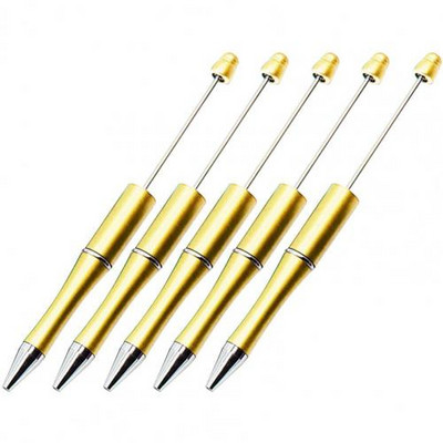 5 kom kemijske olovke 1,0 mm plastične glatke tinte s perlama, dječji pribor, roler, školski pribor