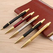 Неръждаема стомана златиста стрелка STUDENT PEN Press Metal Ballpoint Pen