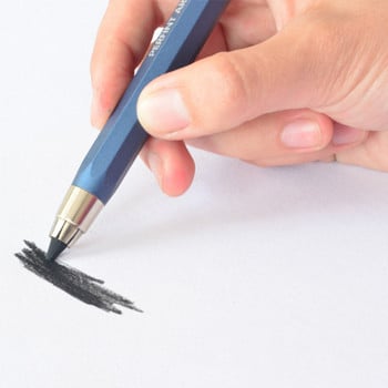 5,6 мм метален молив за рисуване с 2B 4B 6B 8B набор от поводи Професионален механичен молив за художествени скици Kawaii Канцеларски материали