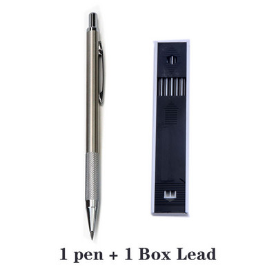 Creioane mecanice metalice 2,0 mm 2B Suport pentru mine Desenare Desen Set creioane cu mine Scriere Cadou școală Papetarie