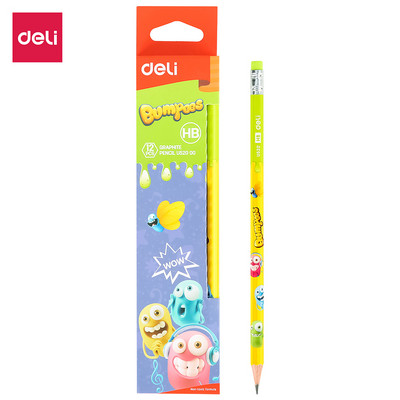 DELI Grafit ceruzák iskolába 1 doboz (12 DB) HB/2B diák ceruza rajz ceruza készlet ceruza gyerekeknek EU52000 EU52200