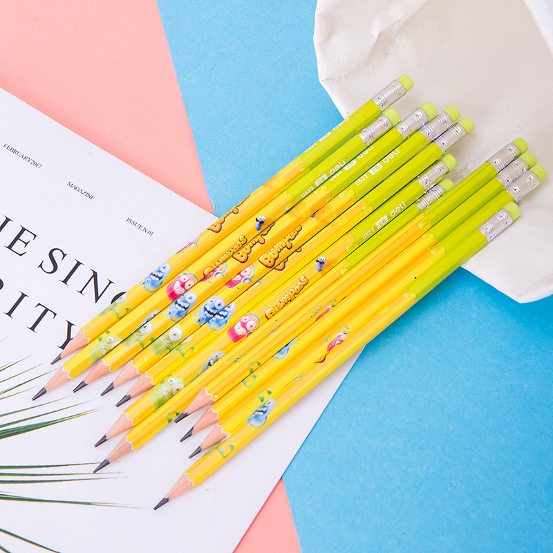 DELI grafitne olovke za školu 1 kutija (12 KOM.) HB/2B učenički set olovaka za crtanje Olovke za djecu EU52000 EU52200