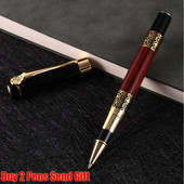 Vruća prodaja Marka u boji ružinog drva Metalna valjana kemijska olovka Uredska poslovna muška olovka za pisanje Poklon Kupi 2 Pošalji poklon