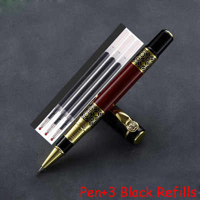 Vruća prodaja Marka u boji ružinog drva Metalna valjana kemijska olovka Uredska poslovna muška olovka za pisanje Poklon Kupi 2 Pošalji poklon