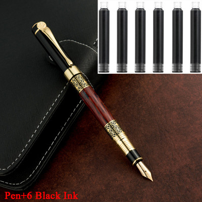 Vruća prodaja Marka u boji ružinog drva Metalna valjana kemijska olovka Uredska poslovna muška olovka za pisanje Poklon Kupi 2 Pošalji poklon