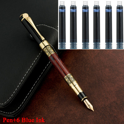 Vruća prodaja Marka u boji ružinog drva Metalna valjana kemijska olovka Uredska poslovna muška olovka za pisanje Poklon Kupi 2 Pošalji poklon