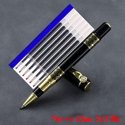 Vruća prodaja Marka u boji ružinog drva Metalna valjana kemijska olovka Uredska poslovna muška olovka za pisanje Poklon Kupi 2 Pošalji poklon