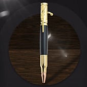 Bolt Action Pen Metalna kemijska olovka Gel tintna olovka za pisanje 1,0 mm Srednja točka za studente Nastavnik Voditelj Odvjetnik Profesor