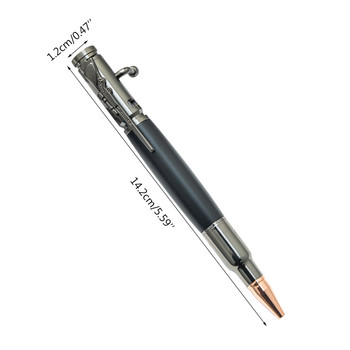 Bolt Action Pen Metal Ballpoint Pen Writing Gel Ink Pen 1,0mm Medium Point for Students Teacher Manager Δικηγόρος Καθηγητής