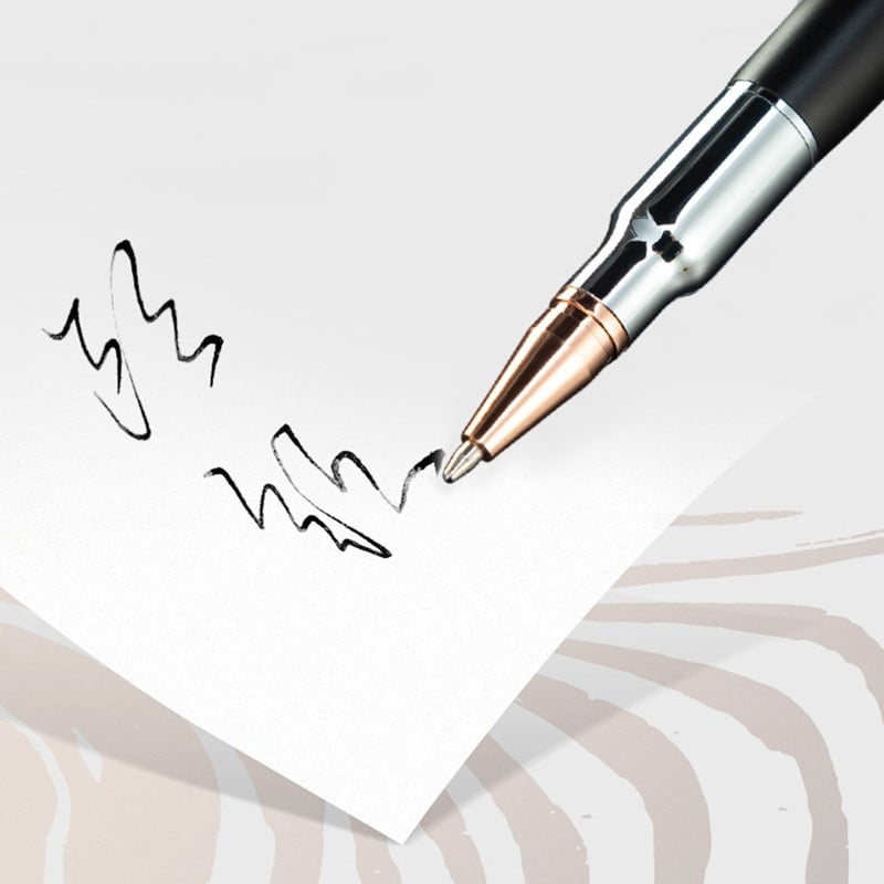 Bolt Action Pen Metalna kemijska olovka Gel tintna olovka za pisanje 1,0 mm Srednja točka za studente Nastavnik Voditelj Odvjetnik Profesor