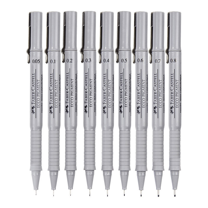 Νεότερο 0.05/0.1/0.2/0.3/0.4/0.5/0.6/0.7/0.8mm Αδιάβροχο στυλό βελόνας σχεδίασης Μαύρο μελάνι Μαθητικής γραφικής γραφής Σχολικά προμήθειες