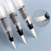 3 kom/set olovaka s mekom čekinjom od 12 mm s praznim držačem za olovke velikog kapaciteta koji se može ponovno puniti tintom Grafiti i slikanje studenata umjetnosti