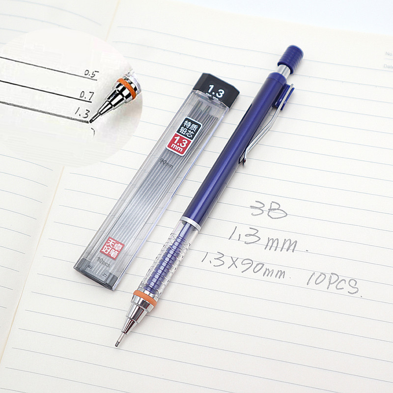 Mechanical Pencil 1,3mm 3B Pencil Refills High Quality Automatic Pencil Drawing Sketch Είδη γραφείου Χαρτικά
